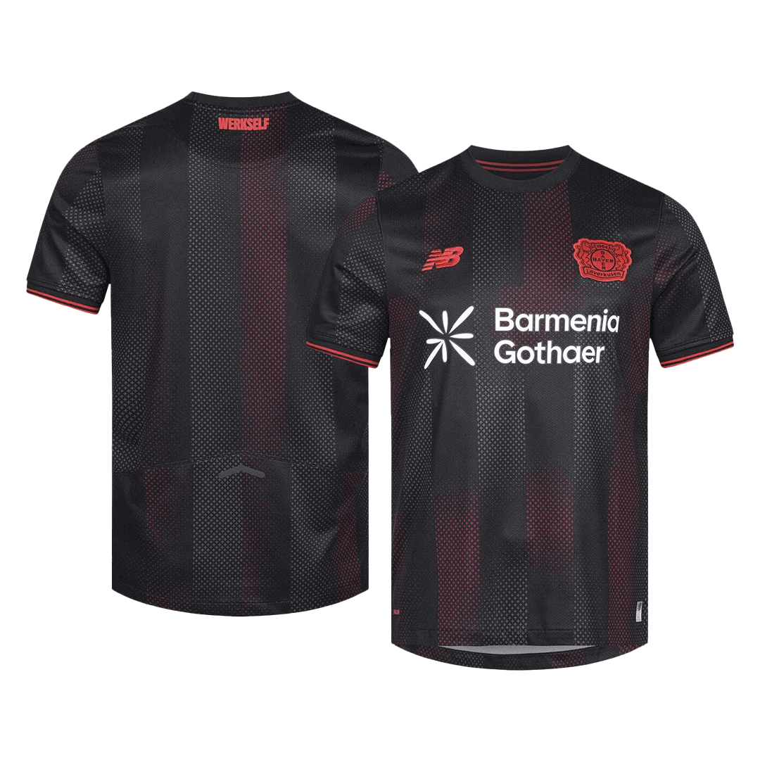 Camiseta de fútbol local del Bayer 04 Leverkusen 25/26 negra