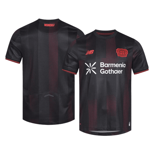 Camiseta de fútbol local del Bayer 04 Leverkusen 25/26 negra