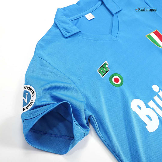 Camiseta retro de fútbol local del Napoli 1987/88