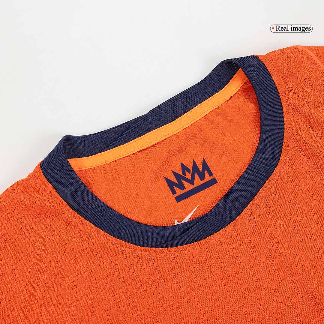 Camiseta auténtica de fútbol local de los Países Bajos para la Eurocopa 2024