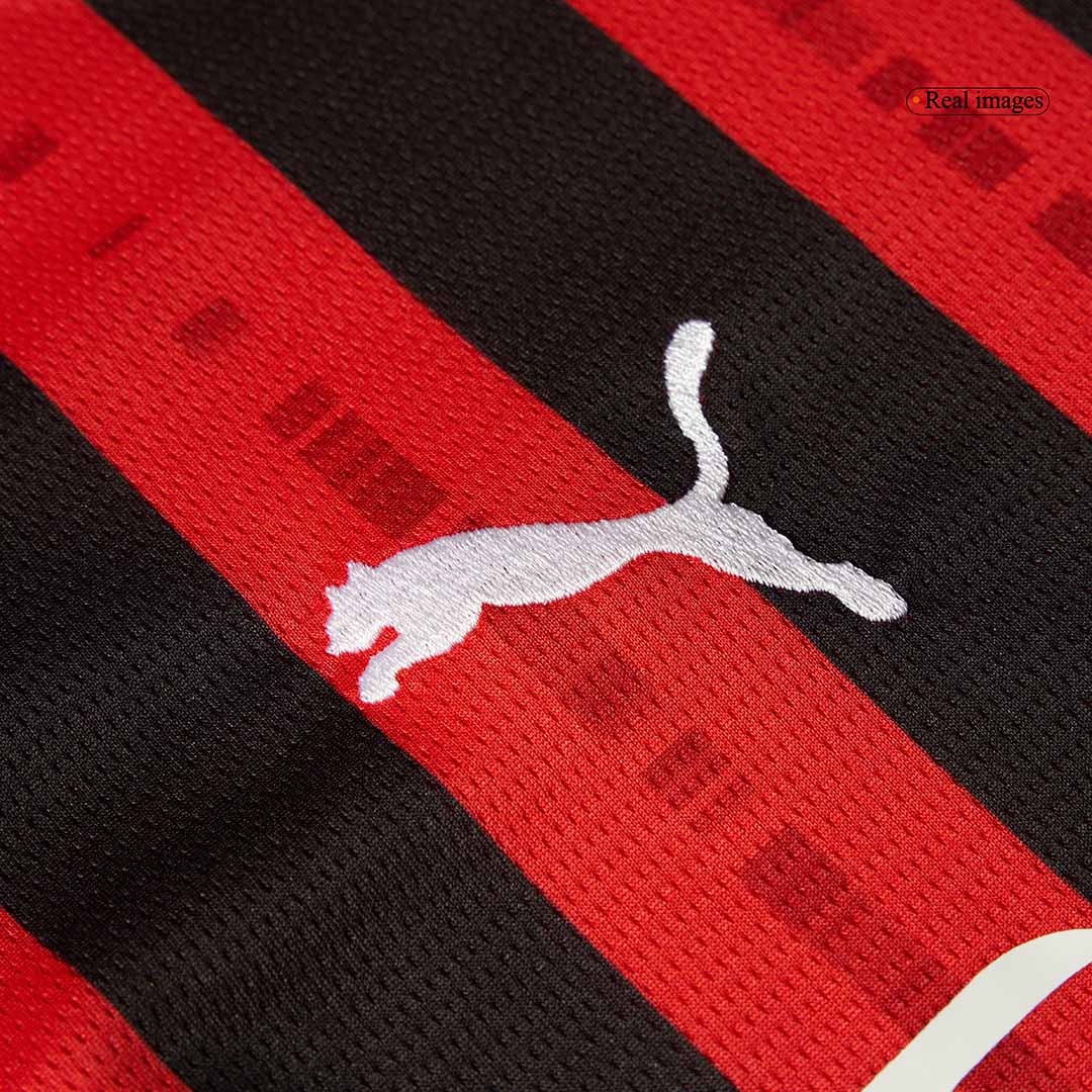 Camiseta de fútbol de manga larga de local del AC Milan 2024/25
