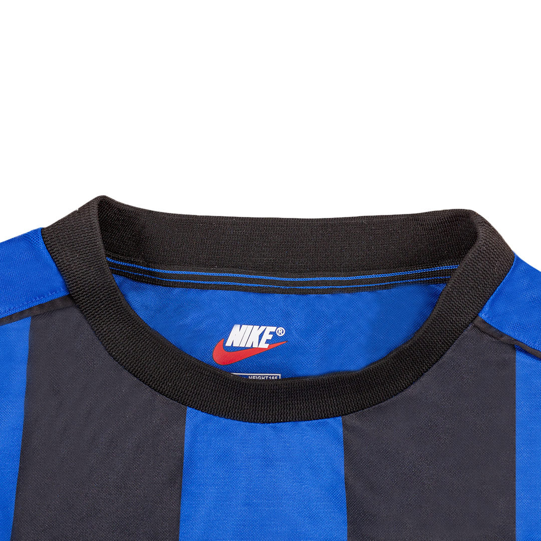 Retro BAGGIO # 10 1999/00 Camiseta de fútbol local del Inter de Milán