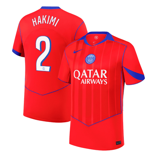 Camiseta de fútbol de visitante HAKIMI #2 del PSG 2025/26