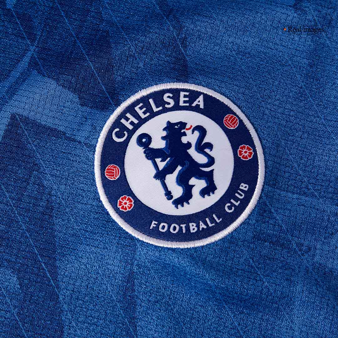 Camiseta de fútbol local del Chelsea #25 CAMPEÓN MUNDIAL 2025/26 Azul - con escudo en el pecho