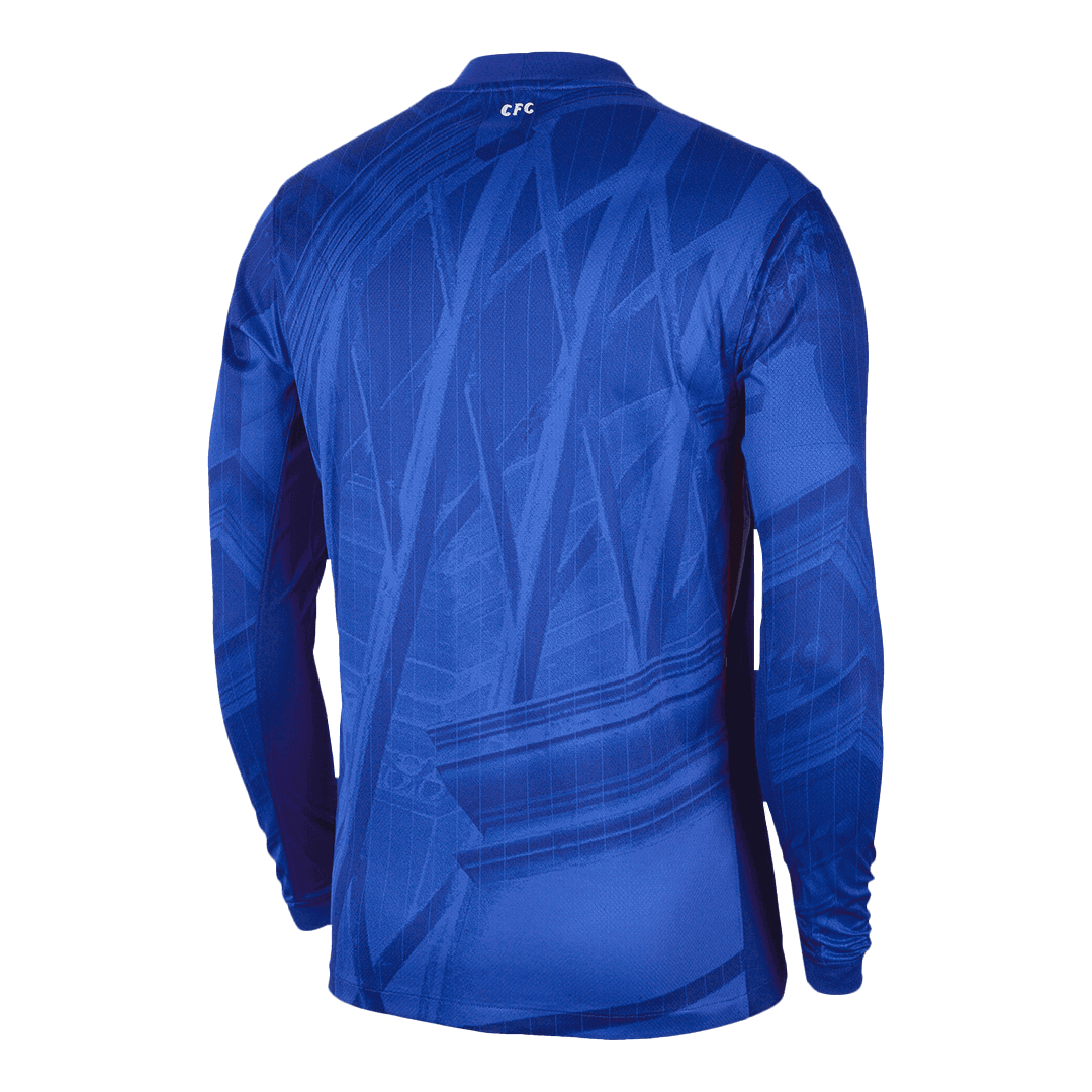 Camiseta de fútbol de manga larga del Chelsea Home 2025/26 Azul
