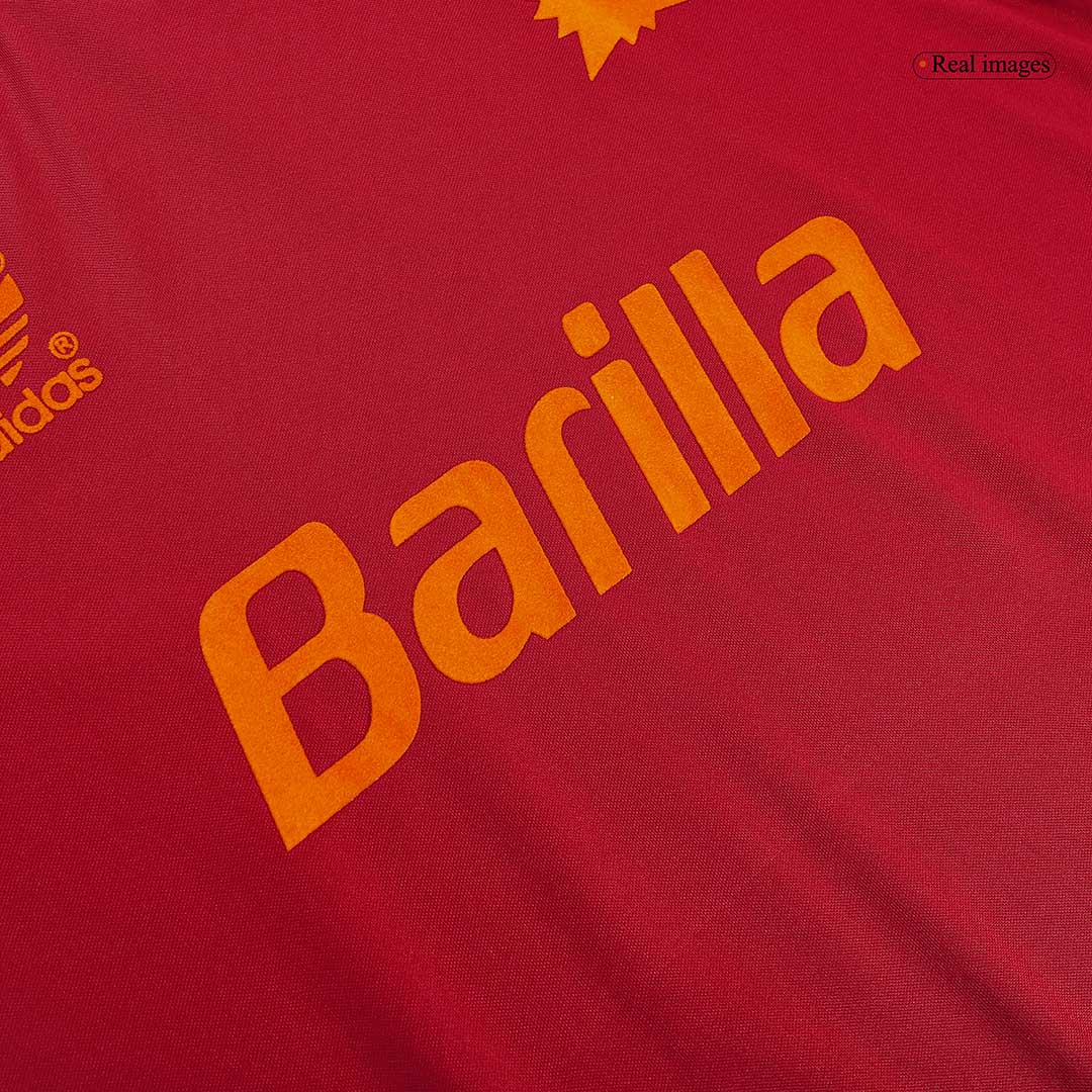 Camiseta retro de fútbol local de la Roma 1992/94