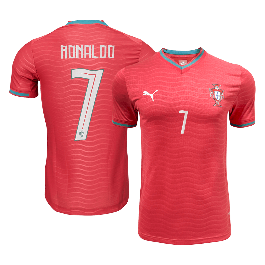 Camiseta de local de Portugal para hombre, RONALDO #7, Copa Mundial 2026 - Corte ajustado