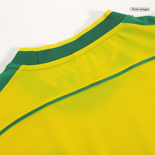 Camiseta retro de fútbol local de Brasil RONALDO #9 1998 - Copa del Mundo
