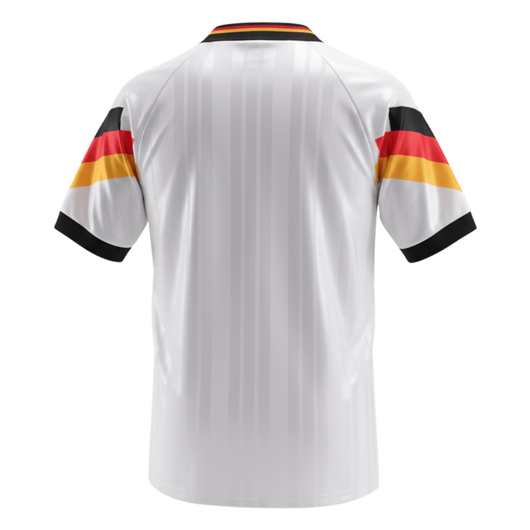 Camiseta retro de fútbol local de Alemania de 1992