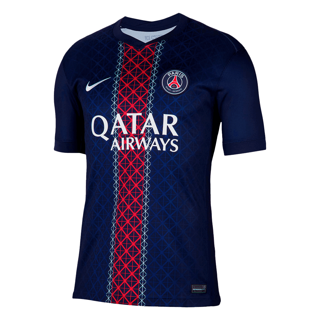 Camiseta de fútbol local del PSG 2025/26 azul marino