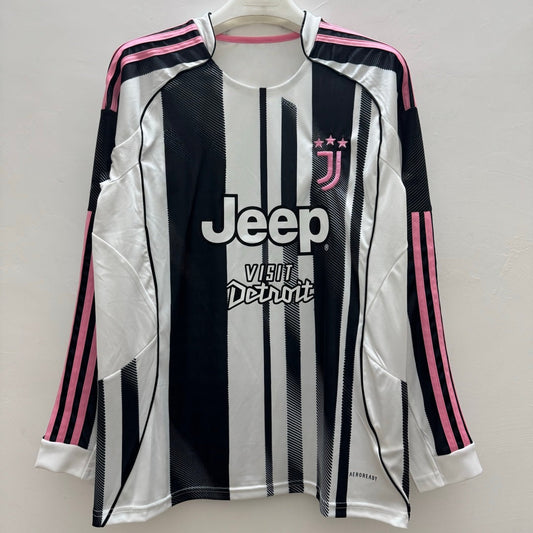 Camiseta local de la Juventus 25/26 de manga larga