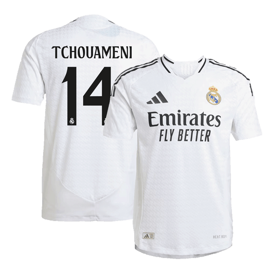 Camiseta de fútbol auténtica local TCHOUAMENI #14 del Real Madrid