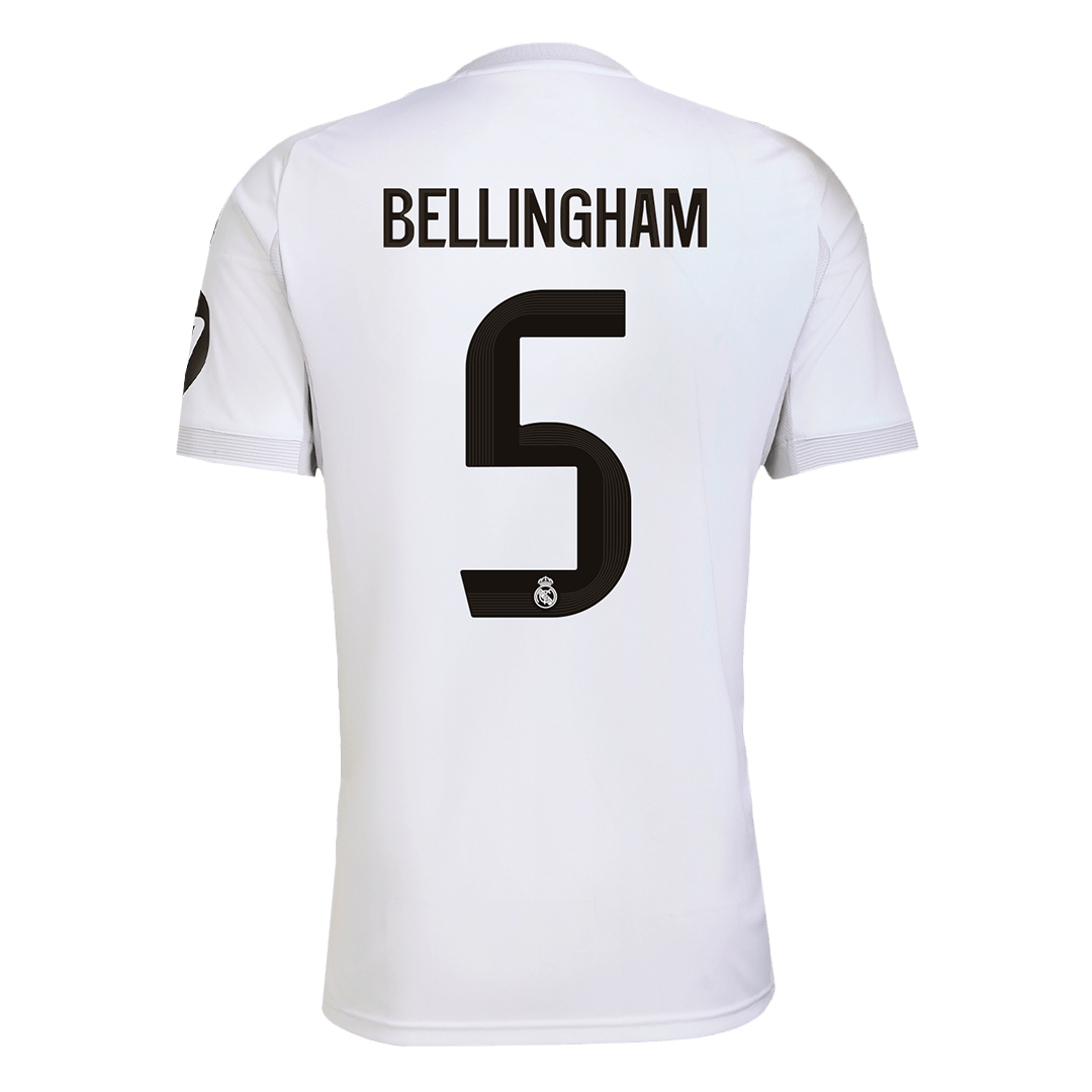 Camiseta de fútbol local del Real Madrid BELLINGHAM #5 2025/26 (talla grande)