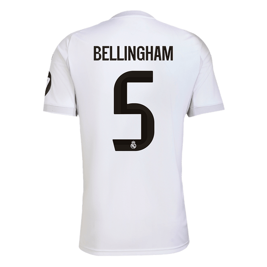 Camiseta de fútbol local del Real Madrid BELLINGHAM #5 2025/26 (talla grande)