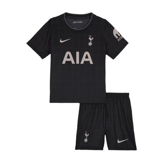 Kit de visitante del Tottenham Hotspur para niño (Kit y pantalón corto) 2025/26, color negro