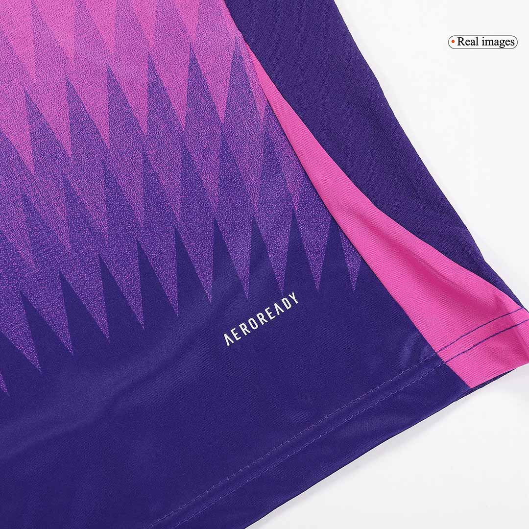 Kit de camiseta de fútbol visitante de Alemania para niños (camiseta, pantalón corto y calcetines) para la Eurocopa 2024