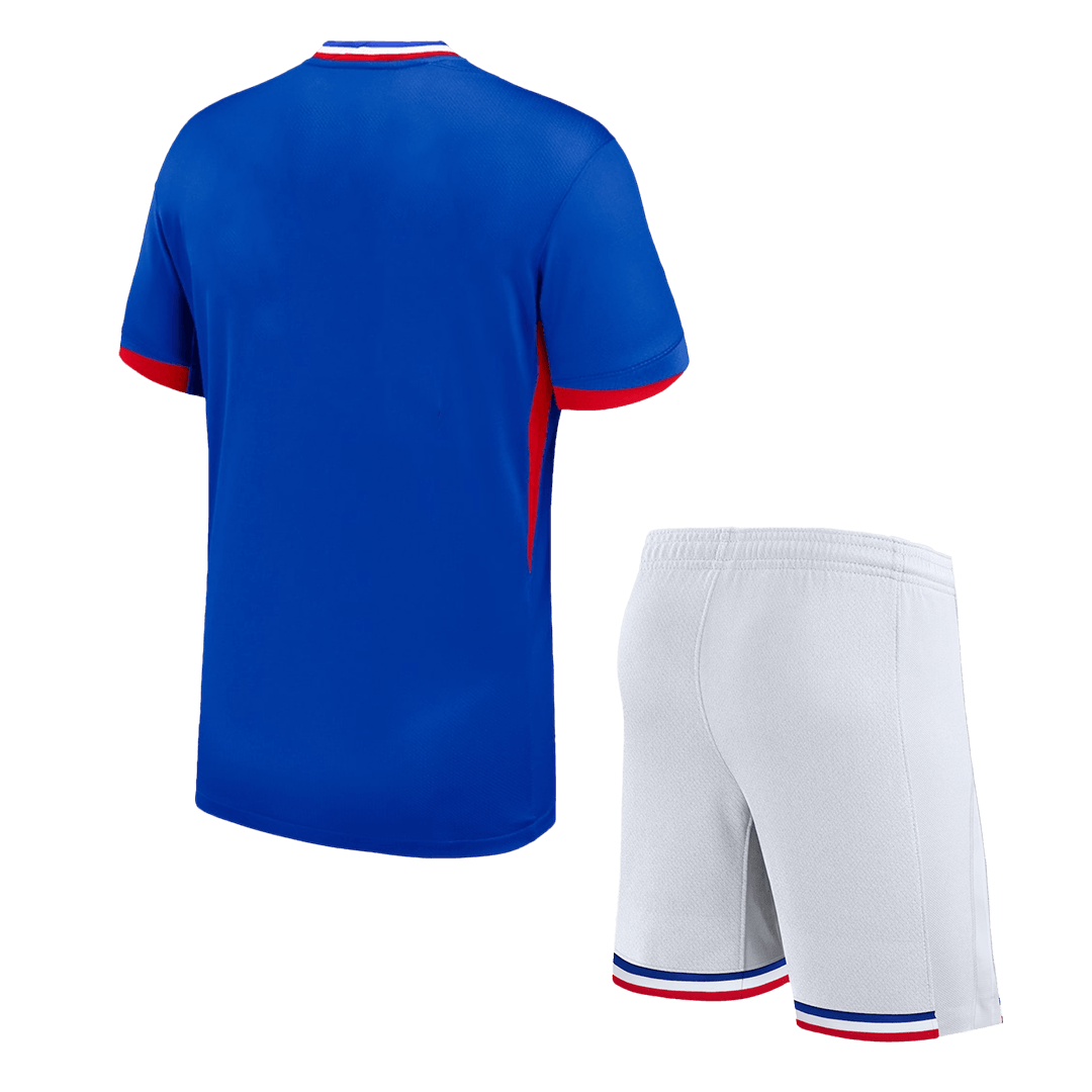 Kit de fútbol local de Francia para niños (camiseta y pantalón corto) Eurocopa 2024