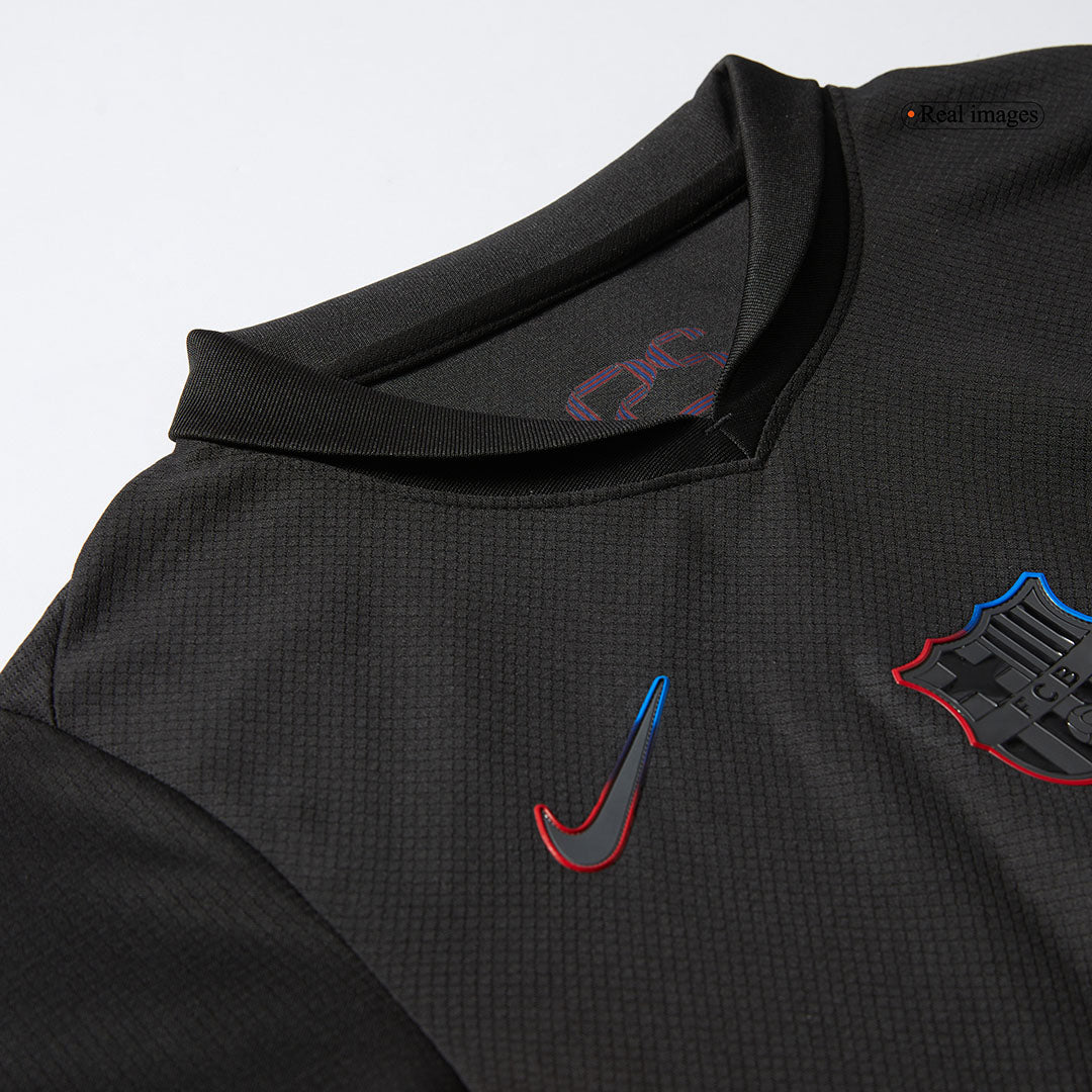 Kit de visitante del Barcelona para niño (Kit y pantalón corto) 2024/25 - Logotipo de Spotify sin texto
