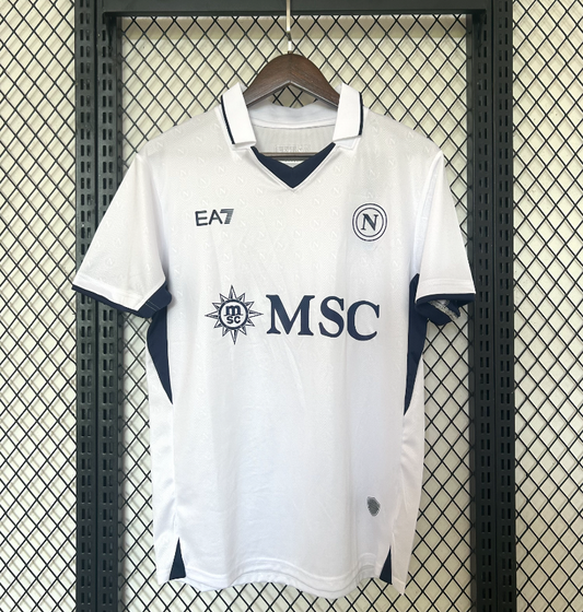 Camiseta blanca del Napoli 24/25