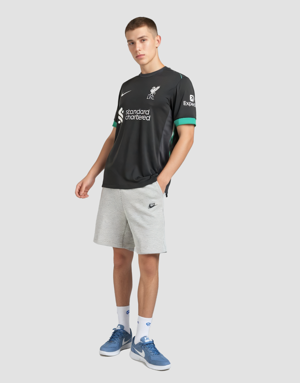 Camiseta de fútbol visitante del Liverpool