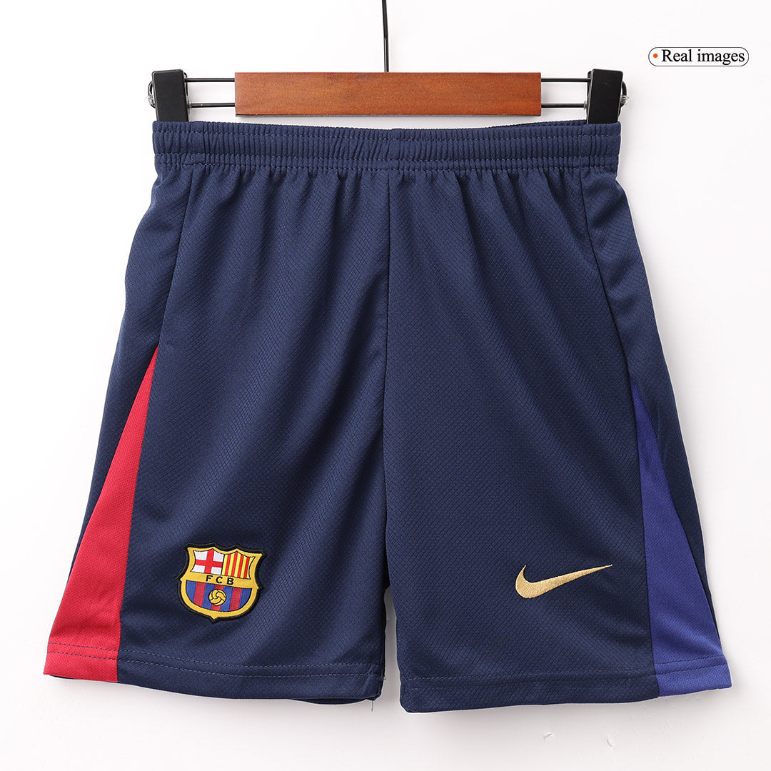 Kit de fútbol local del Barcelona para niños (camiseta y pantalón corto) 2024/25