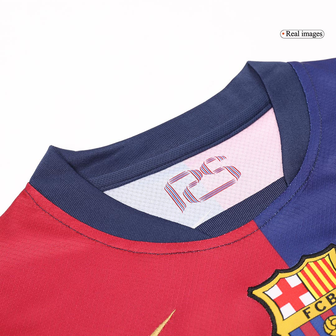 Kit de fútbol local del Barcelona para niños (camiseta y pantalón corto) 2024/25