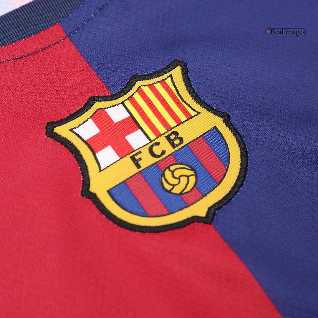 Kit de fútbol local del Barcelona para niños (camiseta y pantalón corto) 2024/25