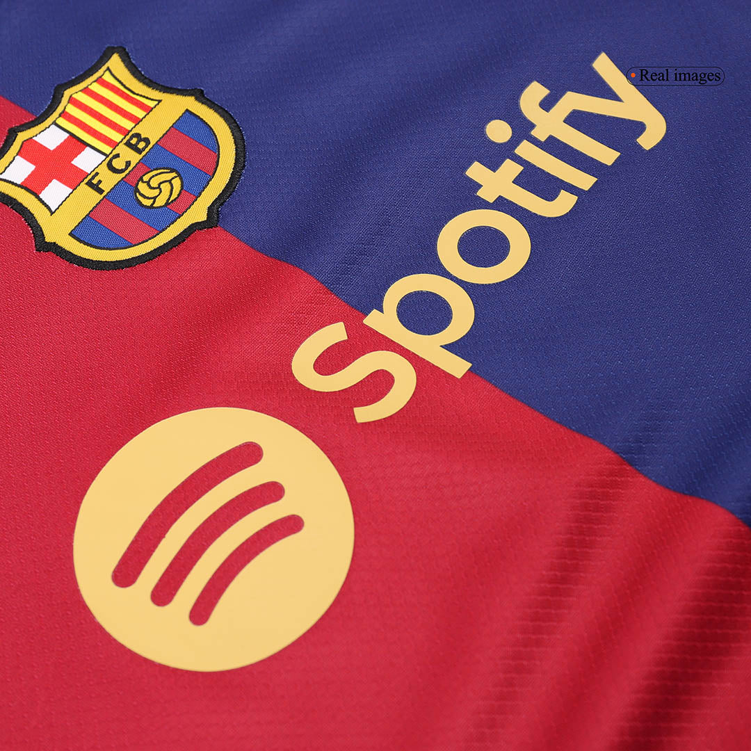 Kit de fútbol local del Barcelona para niños (camiseta y pantalón corto) 2024/25