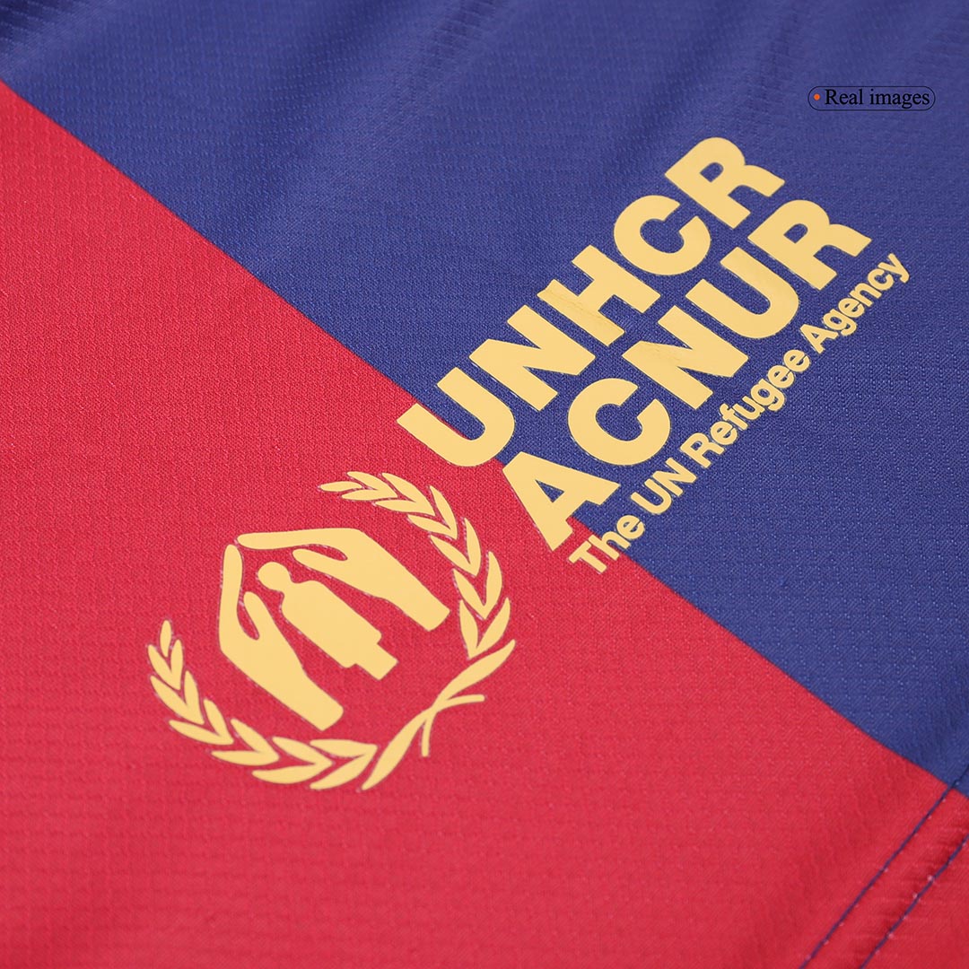 Kit de fútbol local del Barcelona para niños (camiseta y pantalón corto) 2024/25