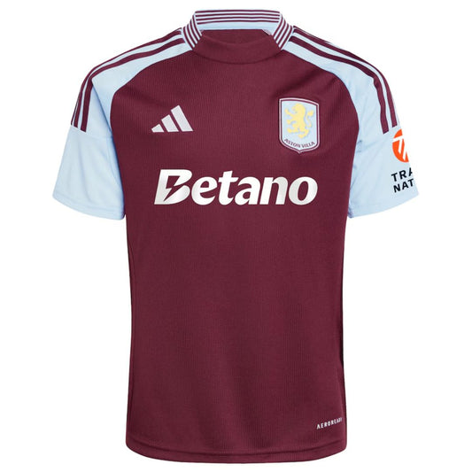 Camiseta de fútbol local del Aston Villa 2024/25 roja