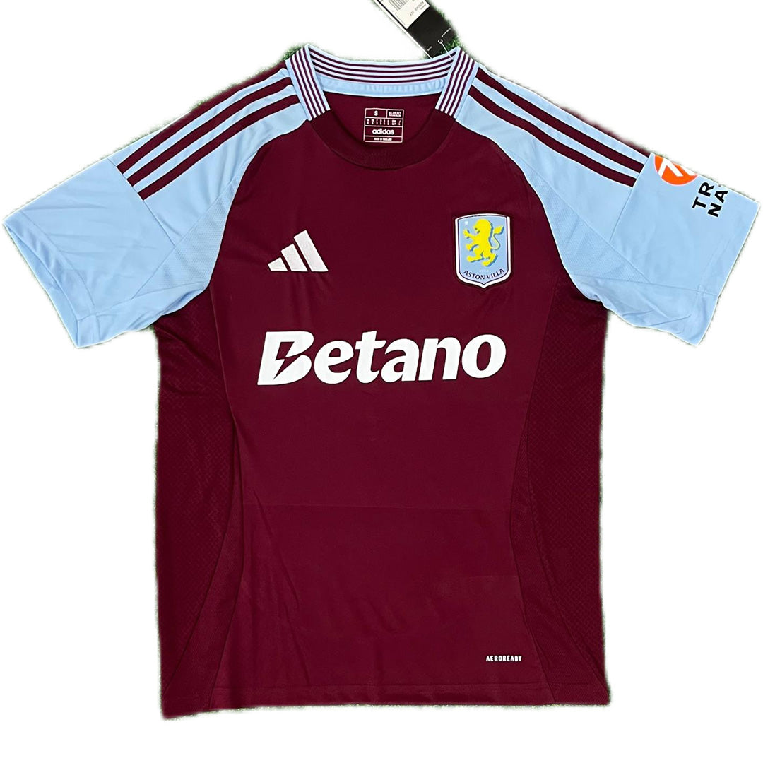 Camiseta de fútbol local del Aston Villa 2024/25 roja
