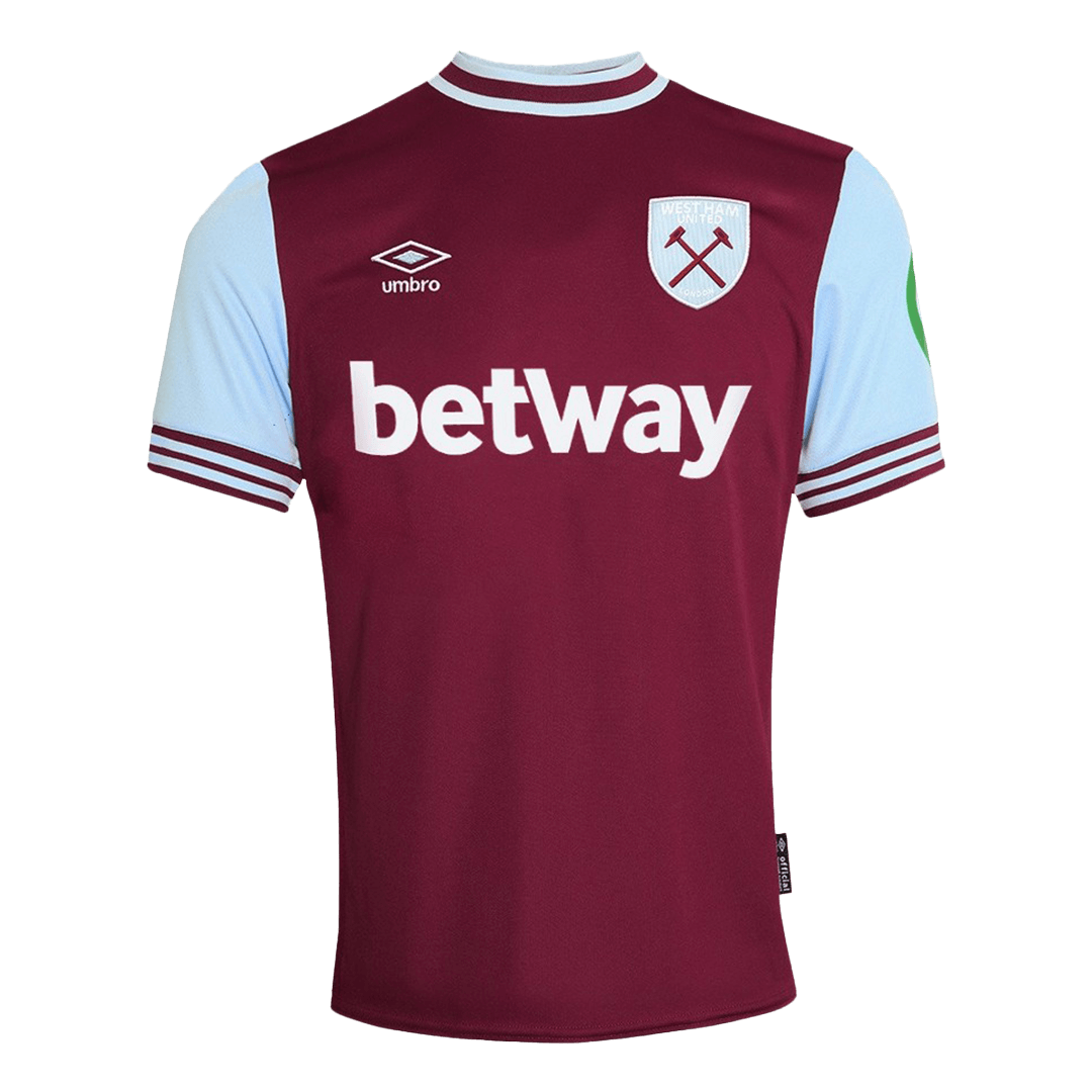 Camiseta de fútbol local del West Ham United 2024/25 roja
