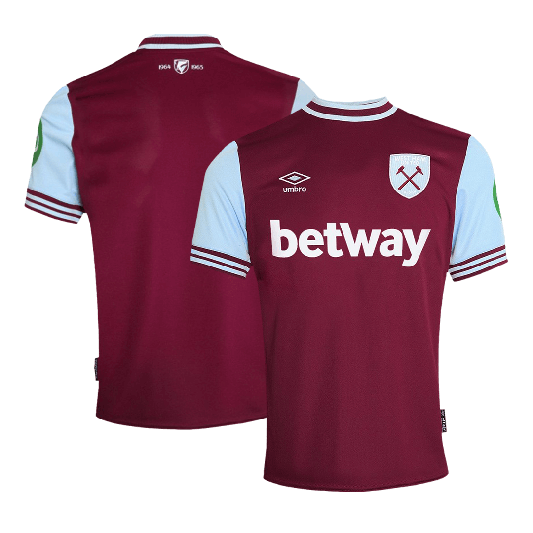 Camiseta de fútbol local del West Ham United 2024/25 roja