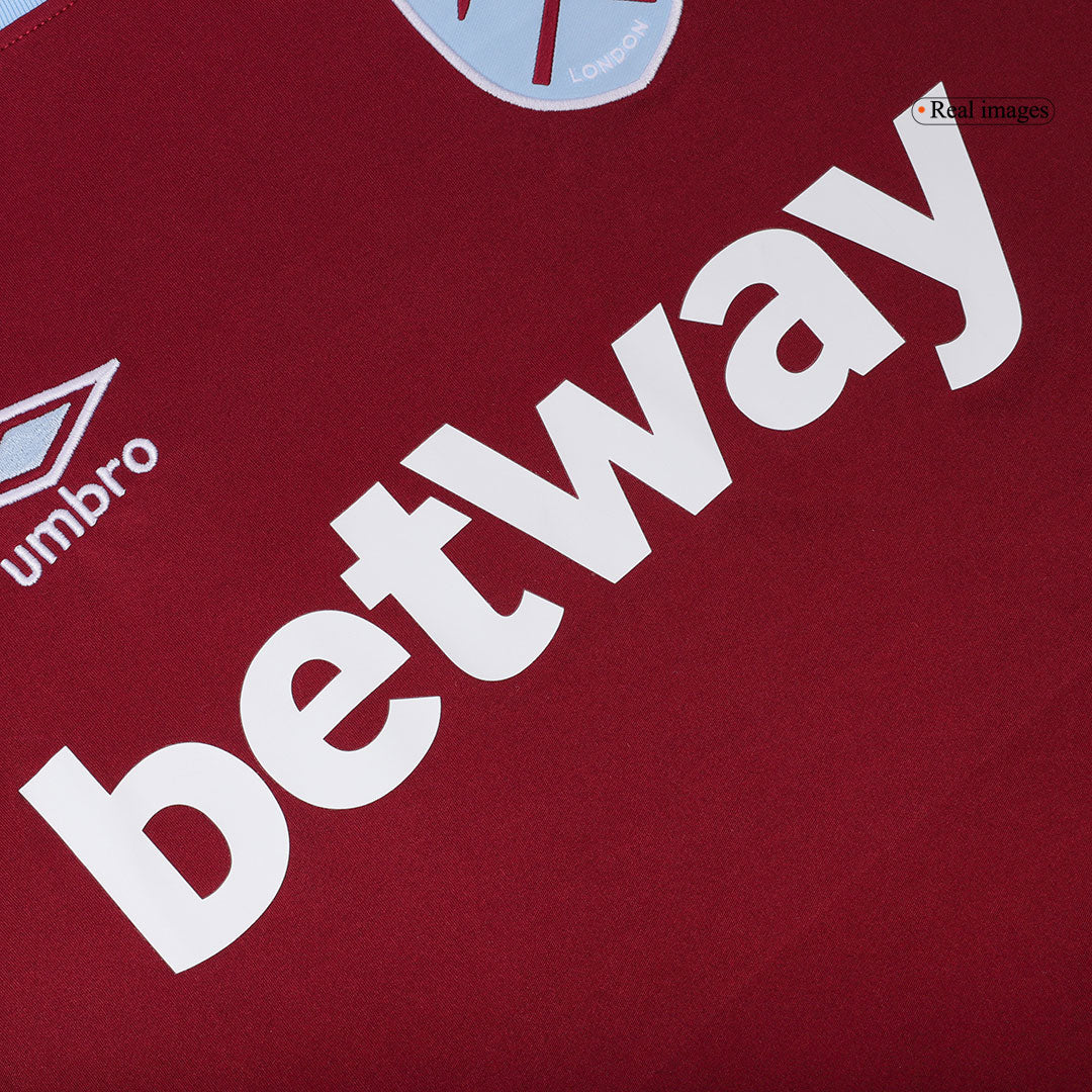Camiseta de fútbol local del West Ham United 2024/25 roja