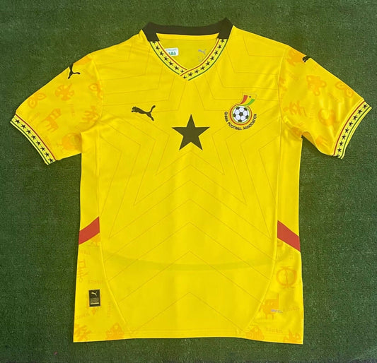 Camiseta amarilla especial de Ghana 24/25