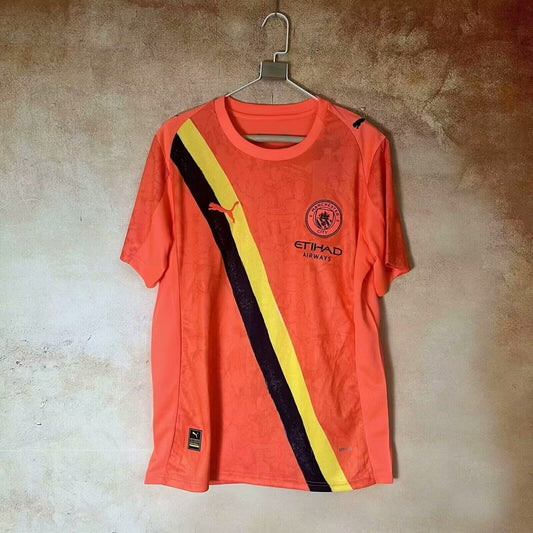 Camiseta naranja del Manchester City 25/26
