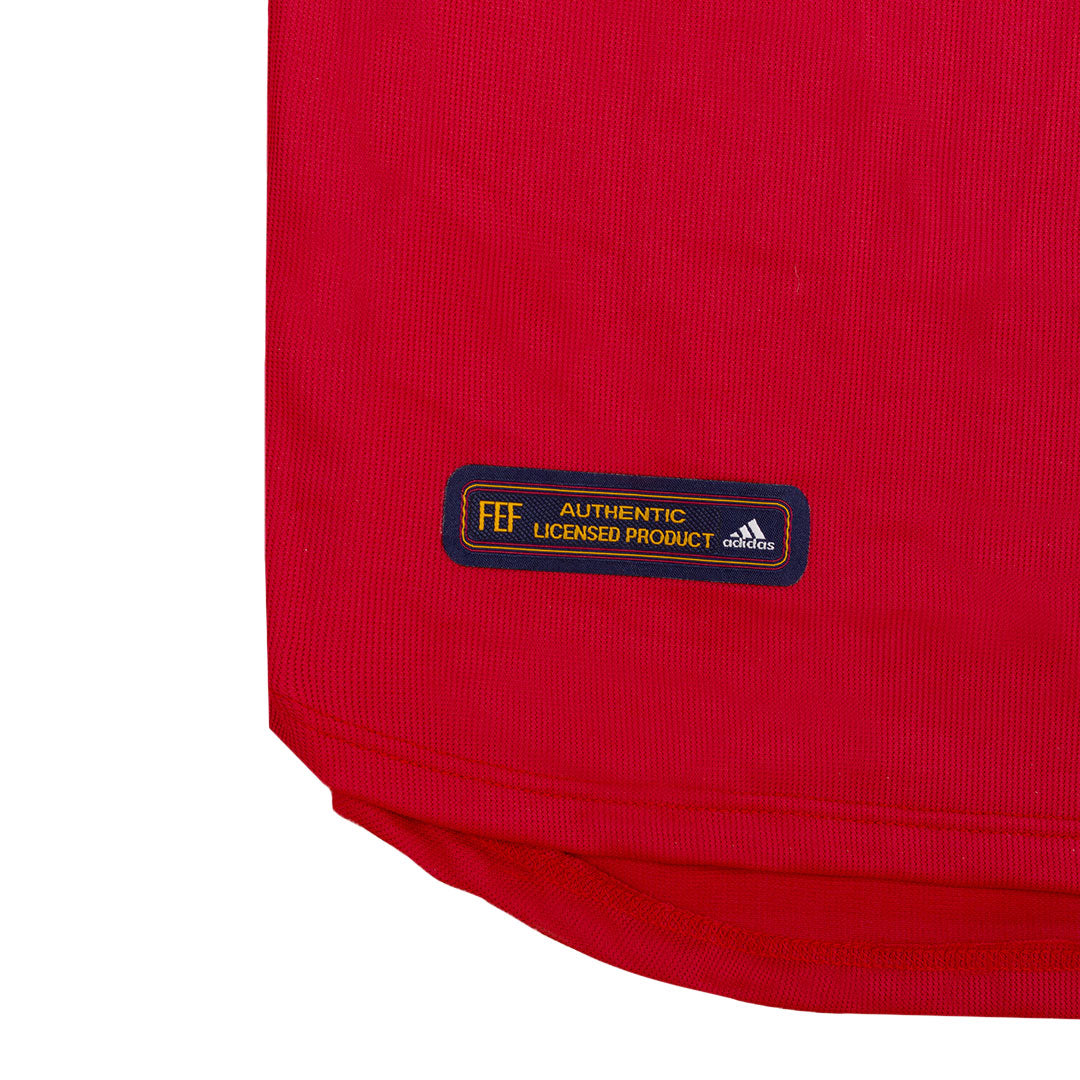 Camiseta de fútbol retro de la selección española de fútbol local del año 2000