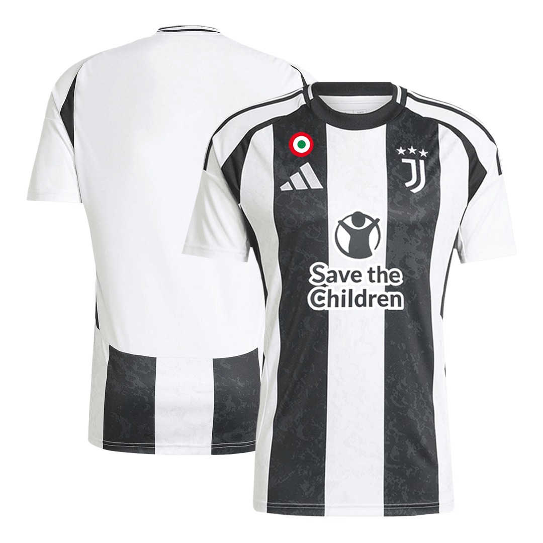 Camiseta de fútbol local de la Juventus 2024/25 - Patrocinador de Save The Children