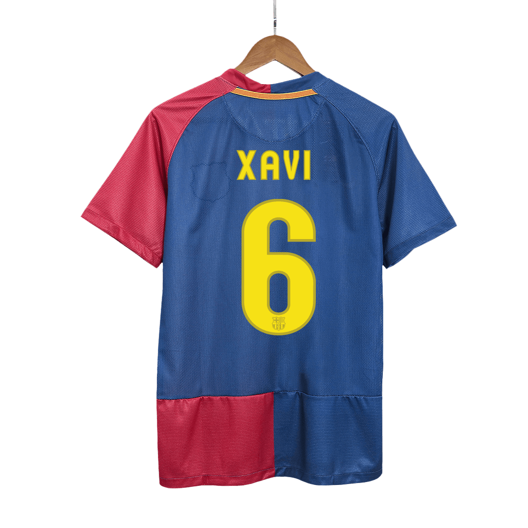 Camiseta retro de fútbol local del Barcelona XAVI #6 2008/09