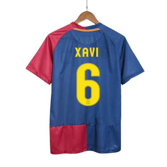 Camiseta retro de fútbol local del Barcelona XAVI #6 2008/09