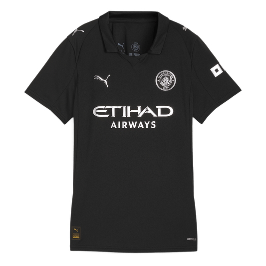 Camiseta de fútbol visitante del Manchester City para mujer 2025/26