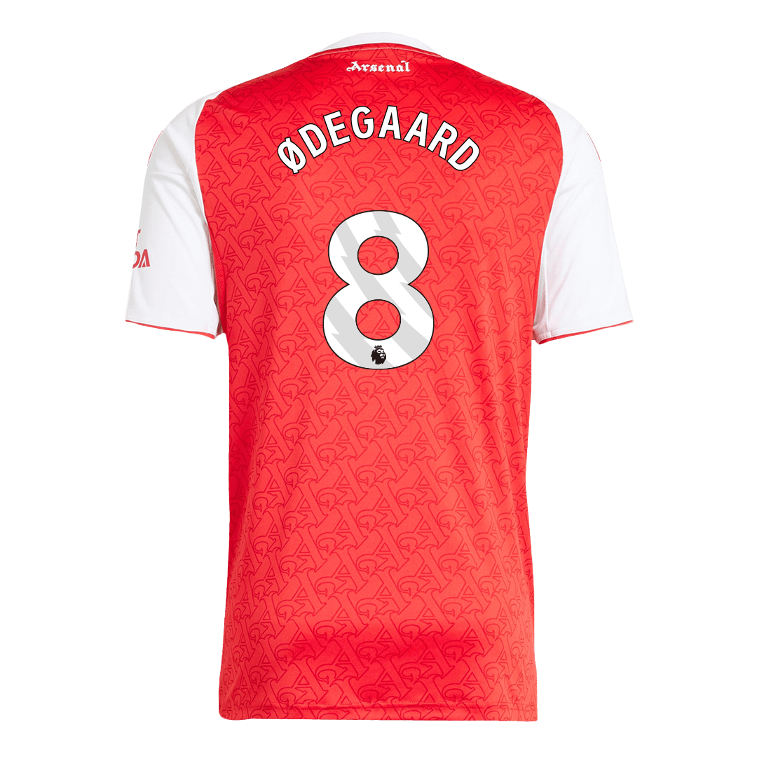 Camiseta de fútbol local del Arsenal n.° 8 2025/26, roja