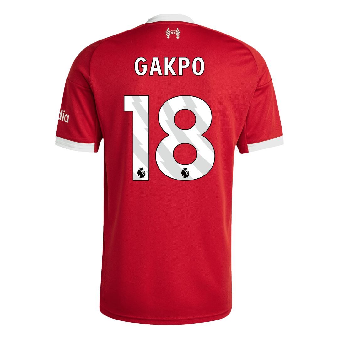 Camiseta de fútbol GAKPO #18 Liverpool Primera equipación 2025/26