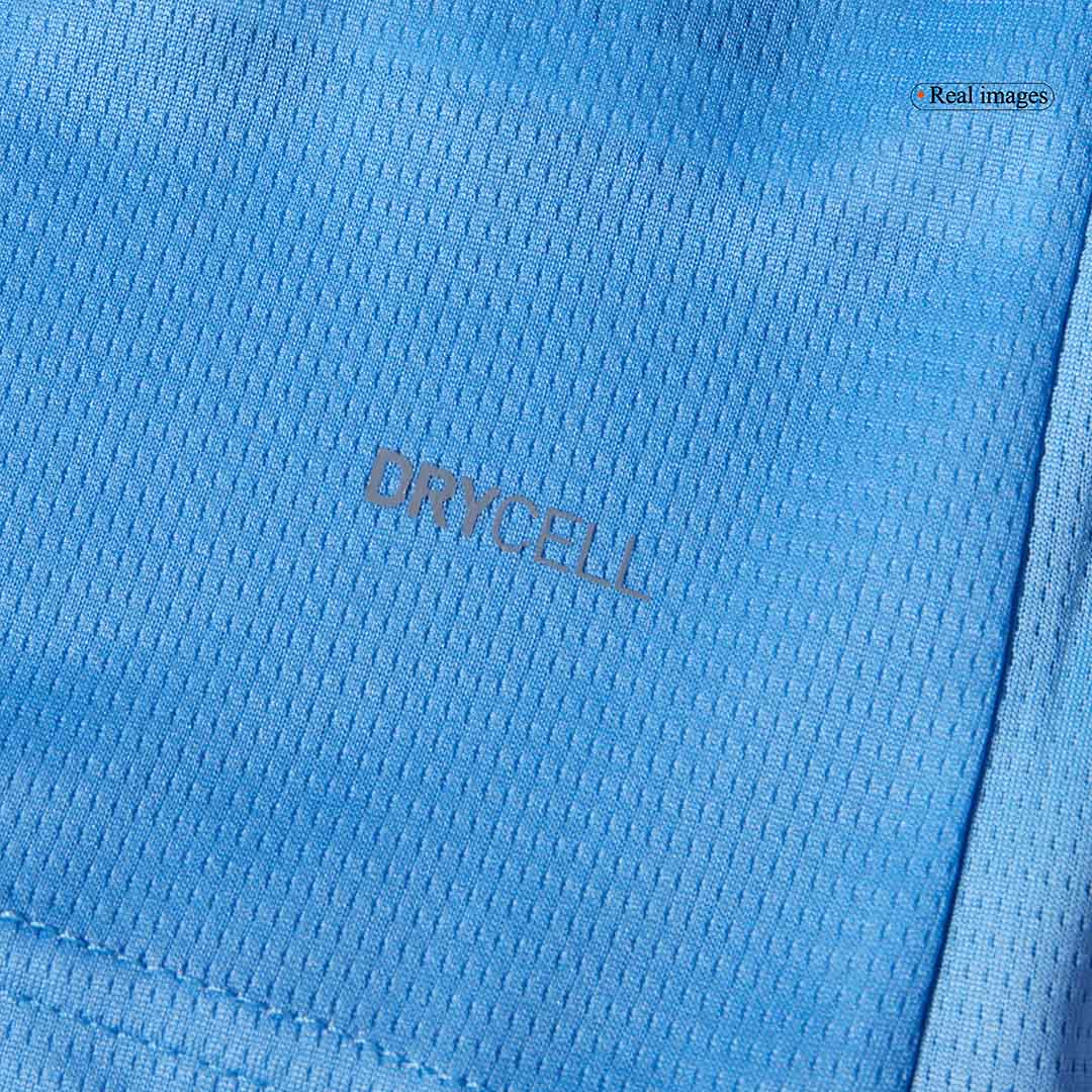 Kit de fútbol local del Manchester City para niño (Kit, pantalón corto y calcetines) 2025/26, azul