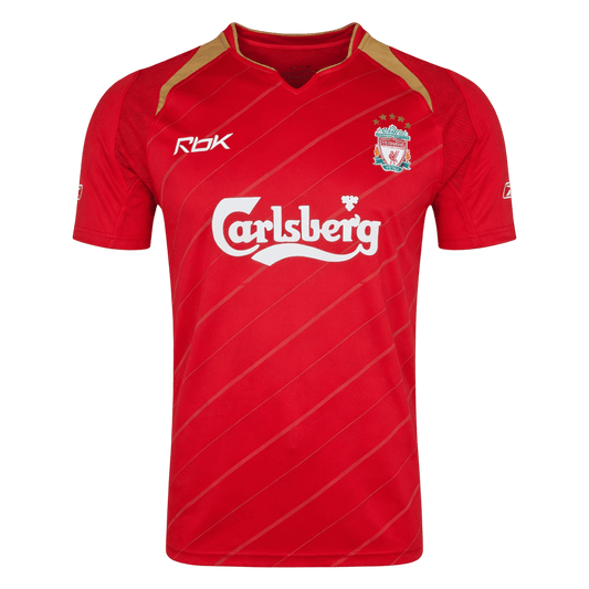 Camiseta retro de fútbol local del Liverpool 2005/06