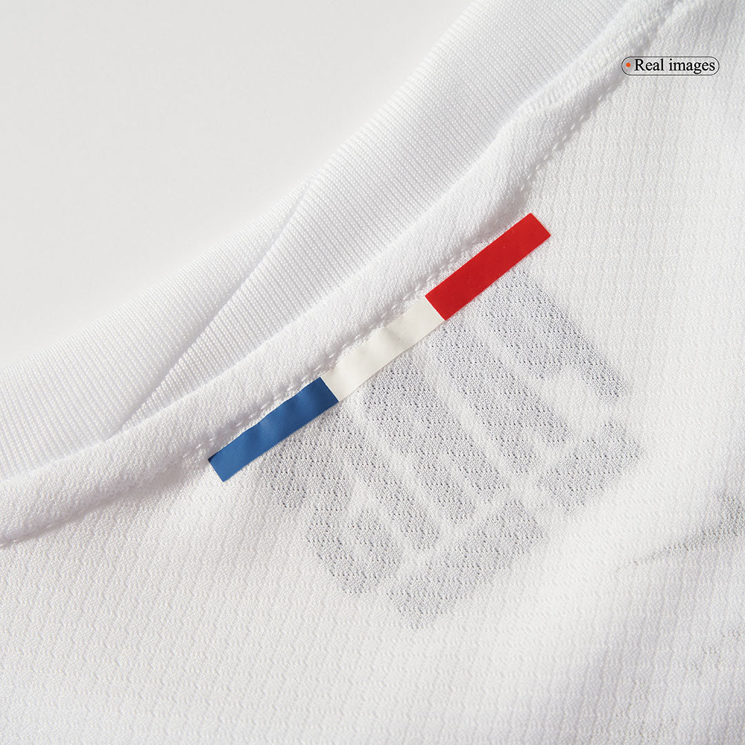 Camiseta de visitante KVARATSKHELIA #7 del PSG 2024/25, blanca - UCL