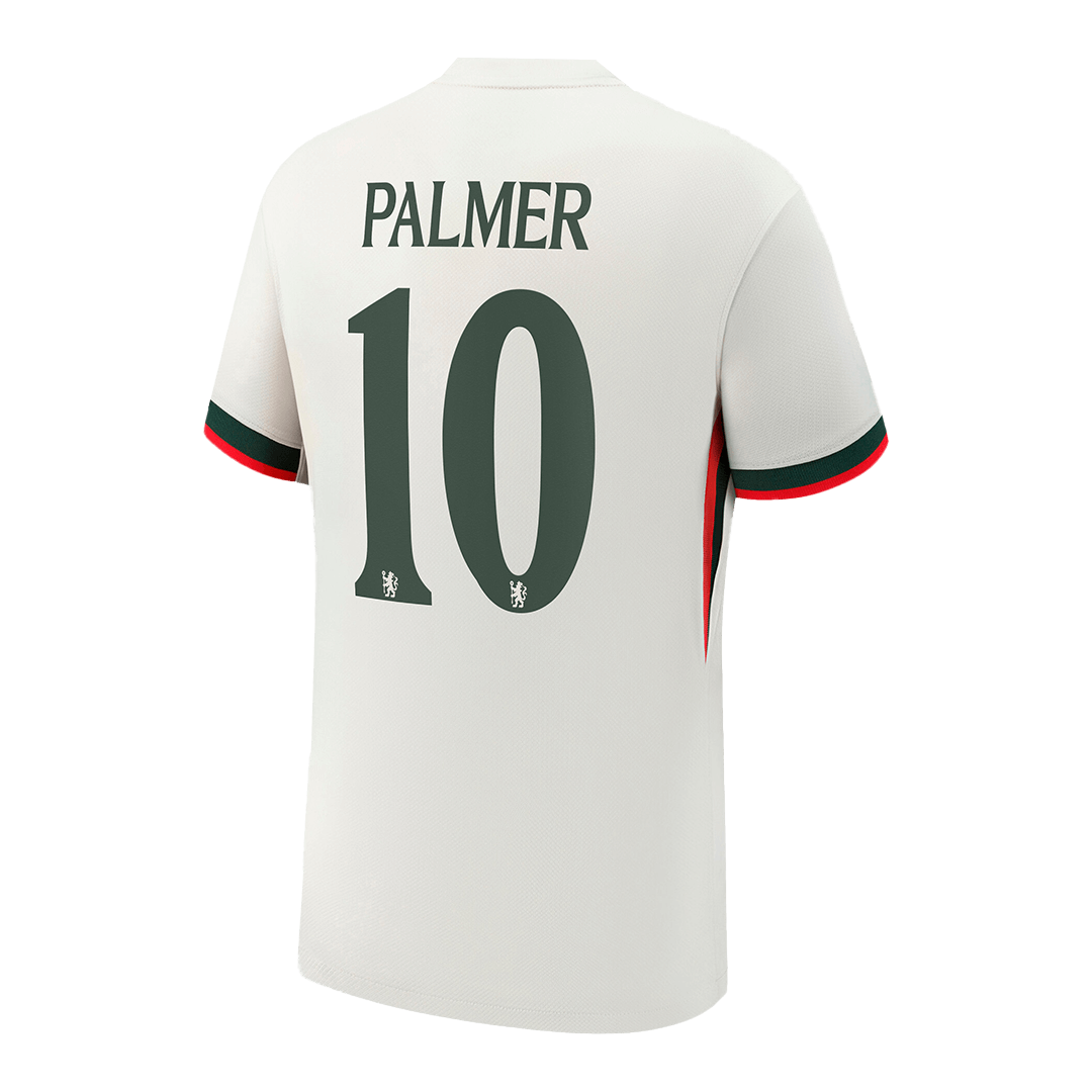 Camiseta de visitante del Chelsea PALMER #10 2025/26, blanca - UCL