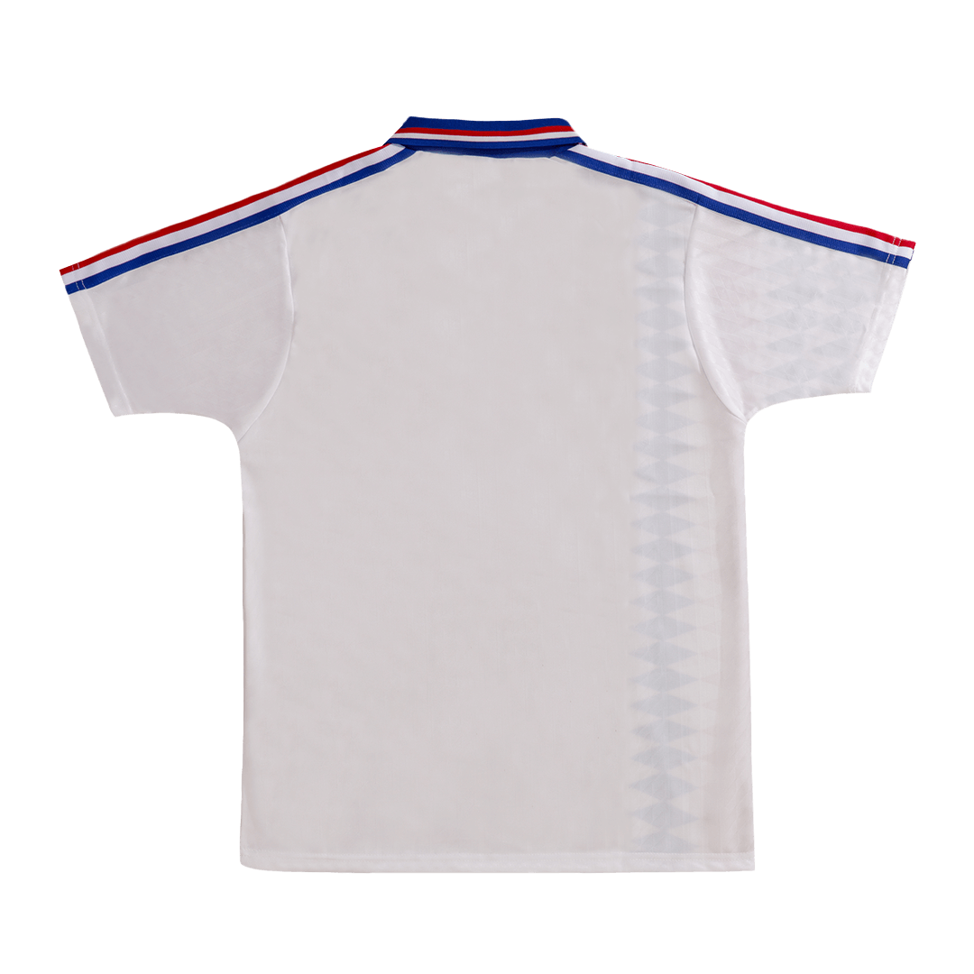 Camiseta retro de fútbol de visitante de Francia 1994
