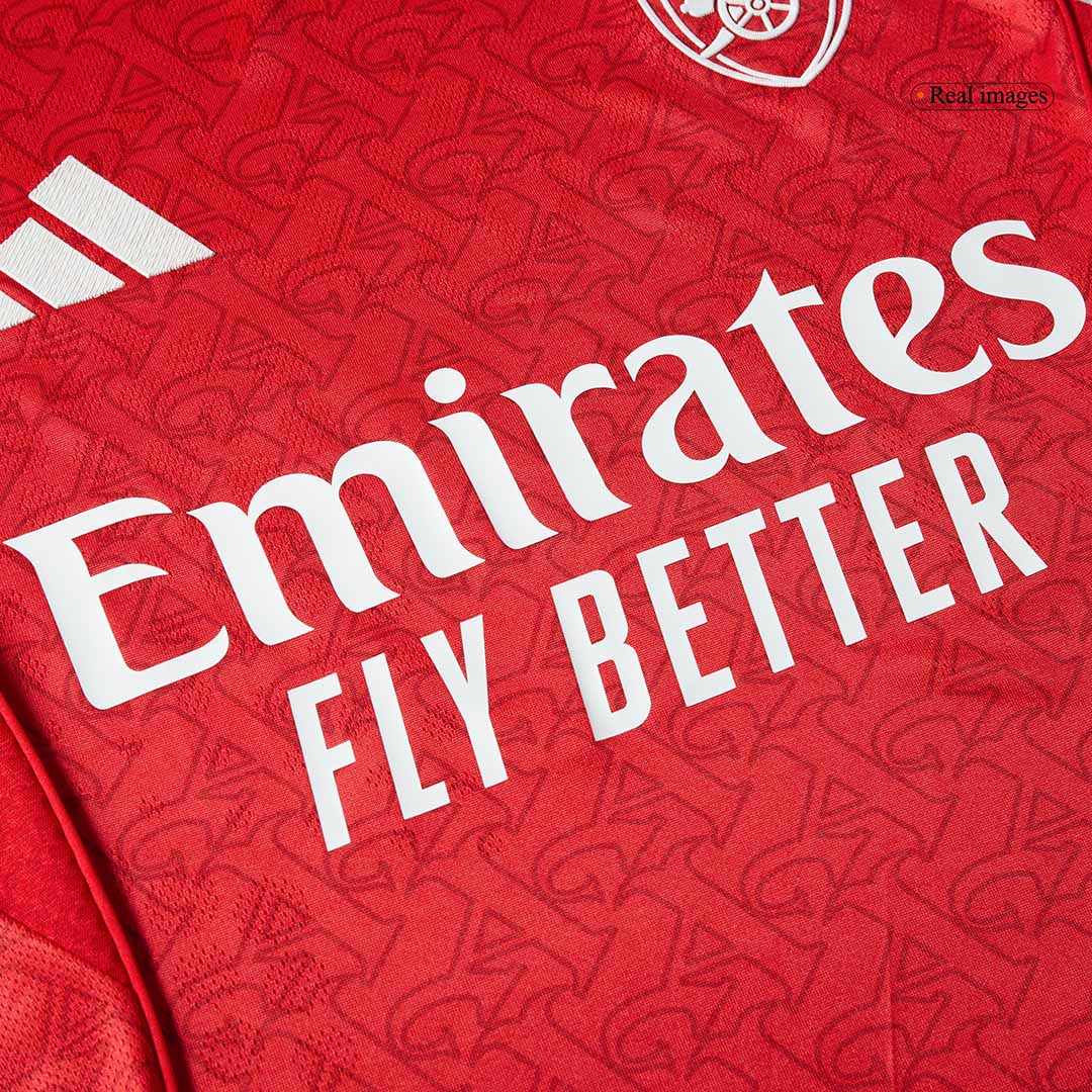 Kit de fútbol local auténtica del Arsenal (Kit, pantalón corto y medias) 2025/26