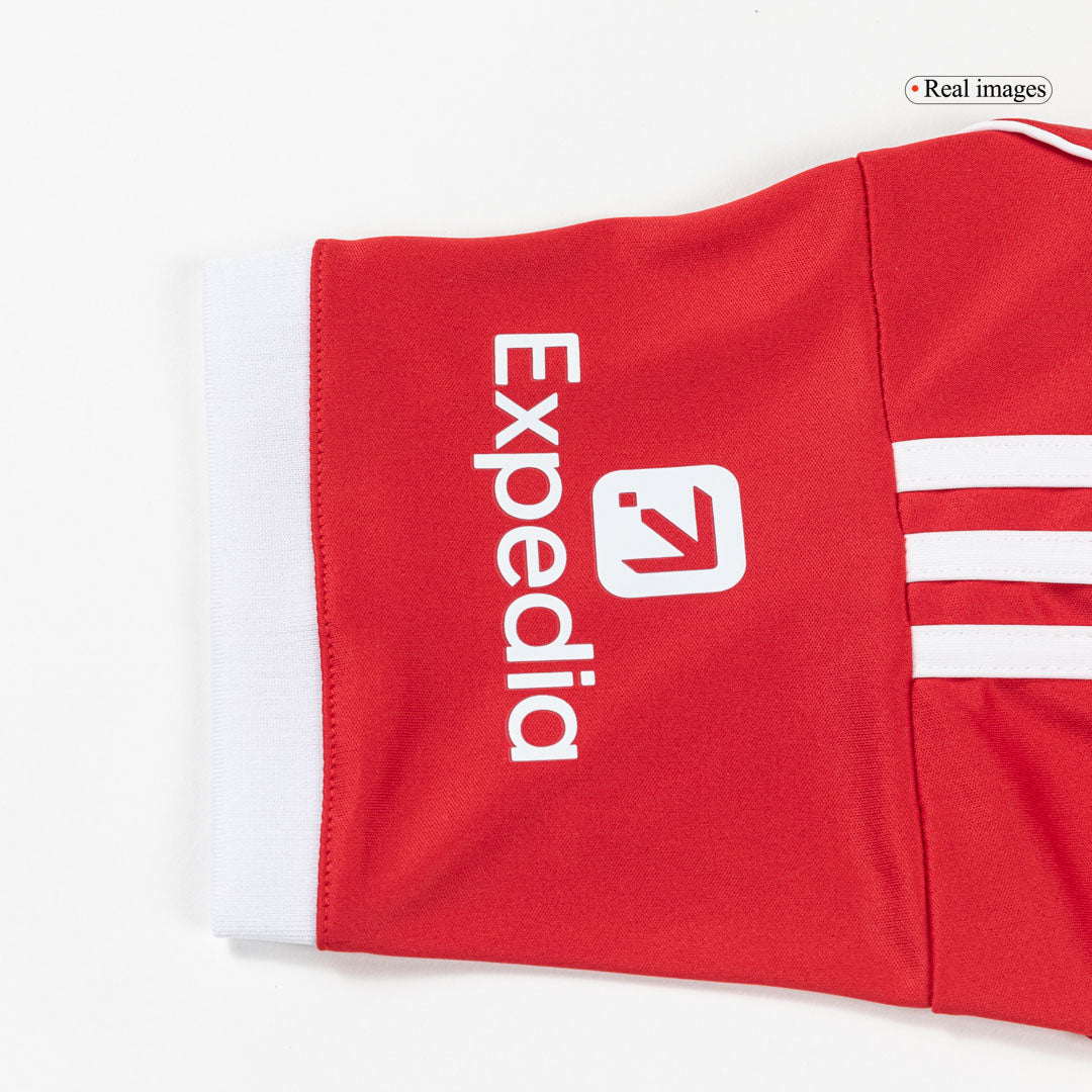 Kit de fútbol local del Liverpool para niños (camiseta y pantalones cortos) 25/26 rojo
